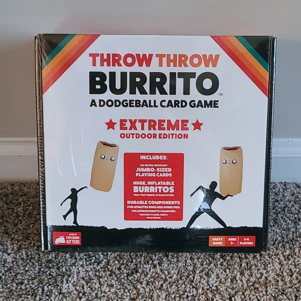 UNOPENED Throw Throw Burrito Game Exploding Kittens Throw Throw Avocado